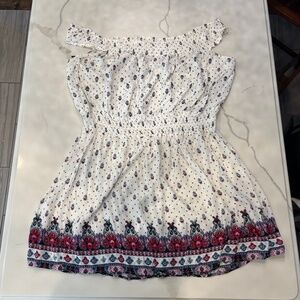 Alice&You Off The Shoulder Printed Dress Size 18
